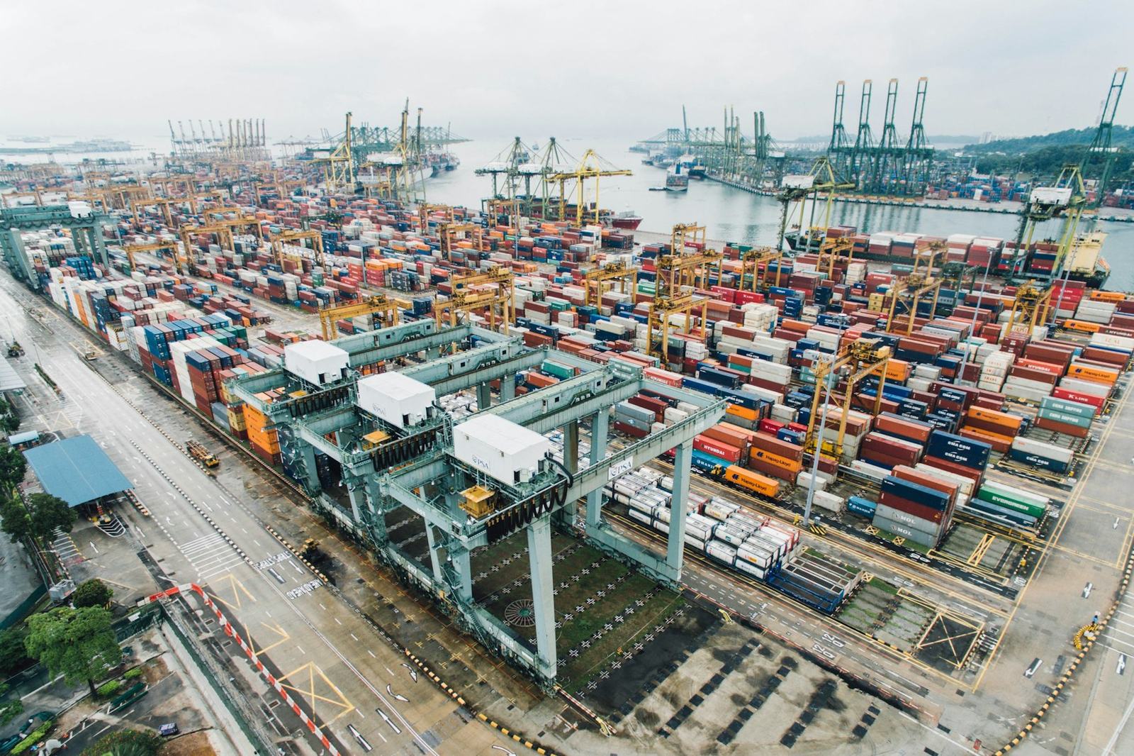 Global shipping port